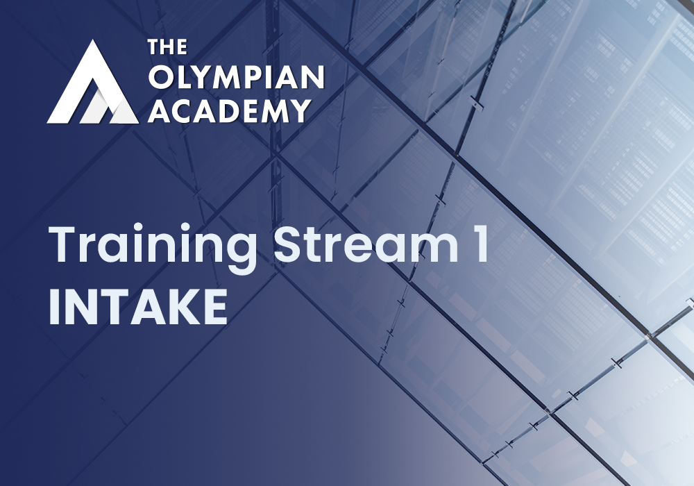 The Olympian Academy Training Stream 1 Intake – Mar 2022