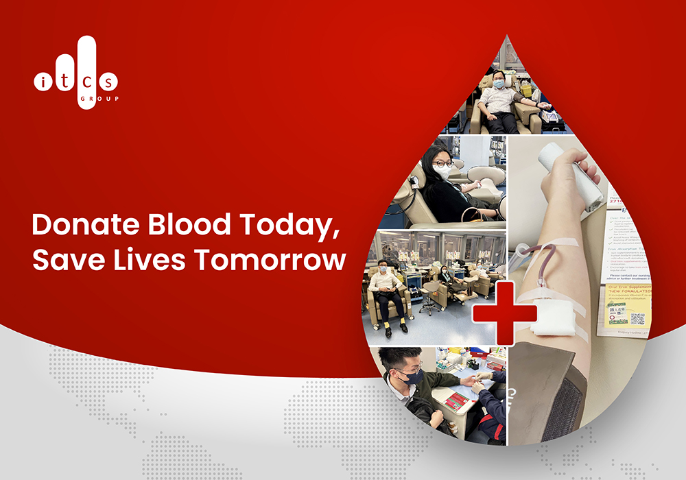 Creating a better tomorrow: ITCS Group takes part in a blood donation initiative in Hong Kong